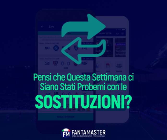 PROBLEMI SOSTITUZIONI